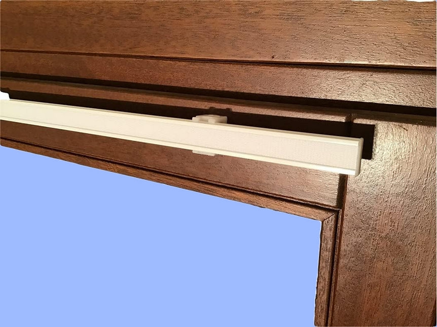 Voilage vitrage sur Mesure - Largeur 30-90 cm + Profil en Aluminium avec Ruban auto-agrippant + Poids Inférieur + Supports - Panneau Tendu - Art. 606"