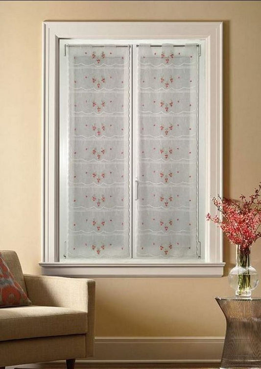 Vitrage brise bise - largeur de panneau 45-60-90 cm hauteur individuelle art.asia-art.518