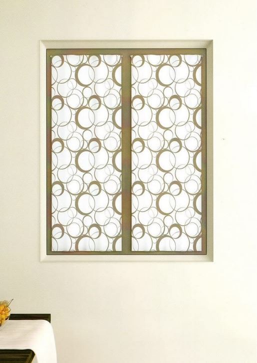 Paire de voilages vitrages à impression numérique – Largeur 60/80 cm – Hauteur sur mesure – Blanc / Gris tourterelle – Art. 520