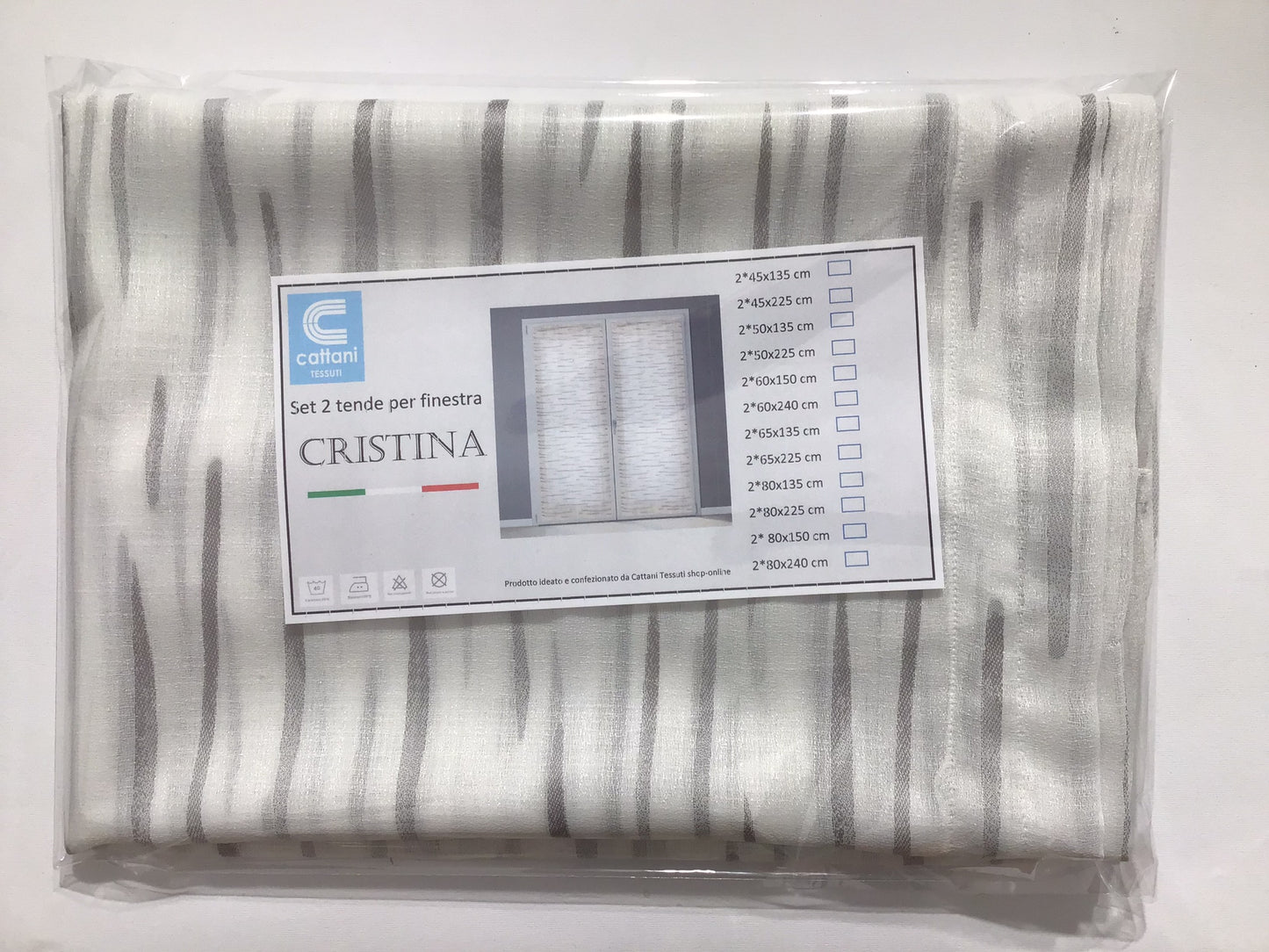 Tendine a pannello per Finestra e porta in tessuto Jacquard - larghezza cm 45-50-60-65-70-80 Tende su Misura